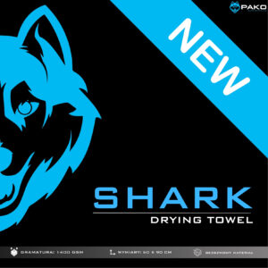 new! shark drying towel