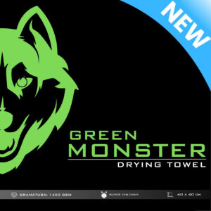 NEW! GREEN MONSTER DRYING TOWEL